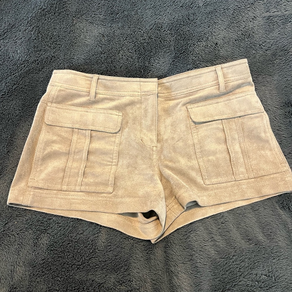BCBGMaxAzria Beige Women's Cargo Shorts